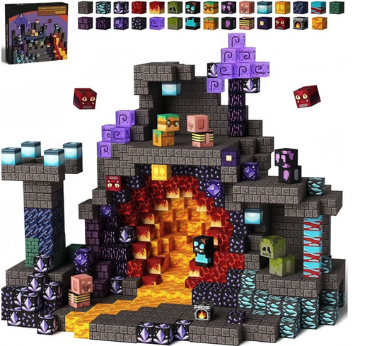 Coffret de construction Monde de lave