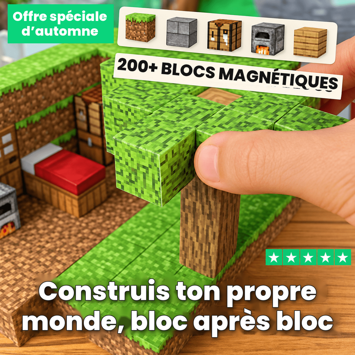 Votre enfant construit pendant des heures sans jamais réclamer la tablette 🧠✨